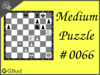 Medium  Chess puzzle # 0066 - Mate in 3 moves