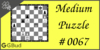 Solve the medium chess puzzle 67. Mate in 3 moves. Train and improve your chess game, strategy and tactics