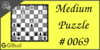 Solve the medium chess puzzle 69. Gain opponent’s rook. Train and improve your chess game, strategy and tactics
