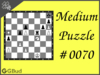 Medium  Chess puzzle # 0070 - Mate in 2 moves