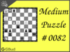 Solve the medium chess puzzle 82. Mate in 2 moves. Train and improve your chess game, strategy and tactics