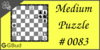 Solve the medium chess puzzle 83. Mate in 2 moves. Train and improve your chess game, strategy and tactics