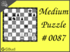Solve the medium chess puzzle 87. Gain rook. Train and improve your chess game, strategy and tactics