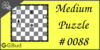 Solve the medium chess puzzle 88. Promote your pawn in 2 moves. Train and improve your chess game, strategy and tactics