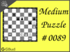 Medium  Chess puzzle # 0089 - Mate in 2 moves