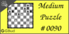 Solve the medium chess puzzle 90. Gain opponent's rook. Train and improve your chess game, strategy and tactics