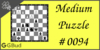 Solve the medium chess puzzle 94. Mate in 2 moves. Train and improve your chess game, strategy and tactics