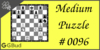 Solve the medium chess puzzle 96. Mate in 2 moves. Train and improve your chess game, strategy and tactics
