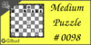 Solve the medium chess puzzle 98. Mate in 2 moves. Train and improve your chess game, strategy and tactics