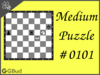 Solve the medium chess puzzle 101. Gain opponent's rook. Train and improve your chess game, strategy and tactics