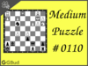 Medium  Chess puzzle # 0110 - Mate in 2 moves