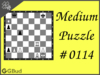 Medium  Chess puzzle # 0114 - Mate in 2 moves