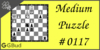Solve the medium chess puzzle 117. Mate in 2 moves. Train and improve your chess game, strategy and tactics