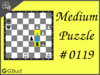 Medium  Chess puzzle # 0119 - Mate in 3 moves