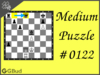 Solve the medium chess puzzle 122. Mate in 2 moves. Train and improve your chess game, strategy and tactics