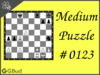 Solve the medium chess puzzle 123. Mate in 2 moves. Train and improve your chess game, strategy and tactics