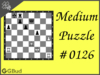 Solve the medium chess puzzle 126. Mate in 2 moves. Train and improve your chess game, strategy and tactics