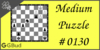Solve the medium chess puzzle 130. Mate in 2 moves. Train and improve your chess game, strategy and tactics