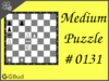 Solve the medium chess puzzle 131. Mate in 2 moves. Train and improve your chess game, strategy and tactics