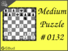 Medium  Chess puzzle # 0132 - Mate in 2 moves