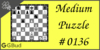 Solve the medium chess puzzle 136. Mate in 2 moves. Train and improve your chess game, strategy and tactics