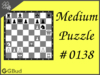 Solve the medium chess puzzle 138. Mate in 2 moves. Train and improve your chess game, strategy and tactics
