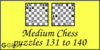 Solve the free medium chess puzzles. Train and improve your chess game, strategy and tactics. You can download the medium chess puzzles worksheets in pdf form for print.