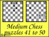 Medium Chess Puzzles 41 to 50
