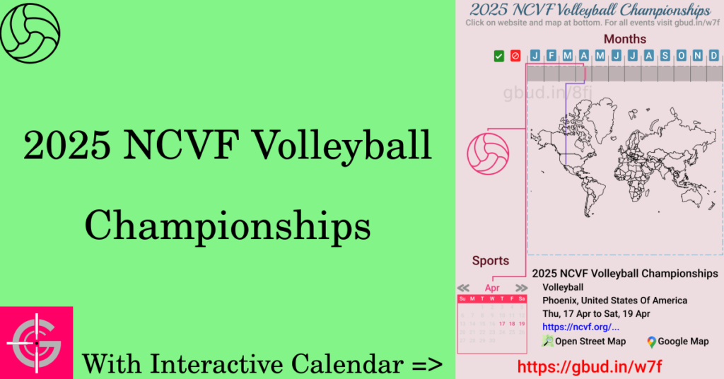 Sport event in 2025, 2025 NCVF Volleyball Championships