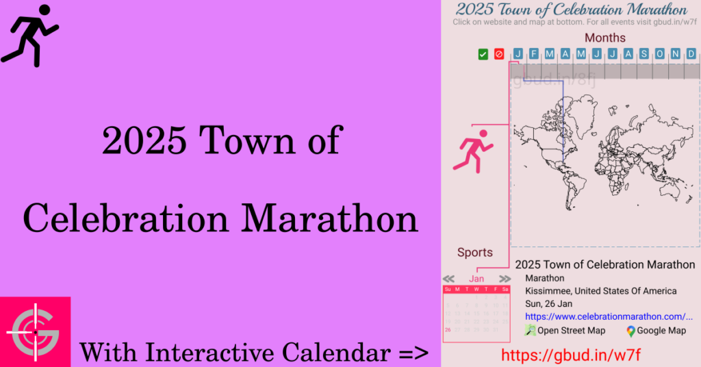 Sport event in 2025, 2025 Town of Celebration Marathon