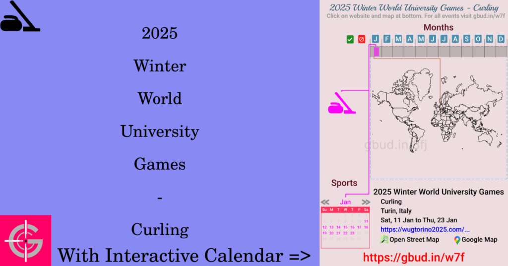 Sport event in 2025, 2025 Winter World University Games - Curling