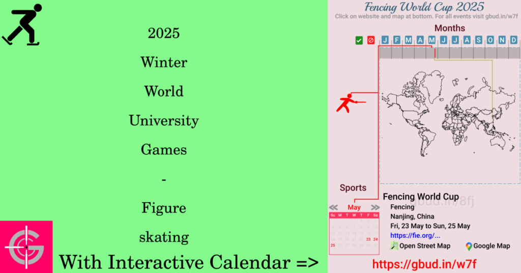 Sport event in 2025, 2025 Winter World University Games - Figure skating