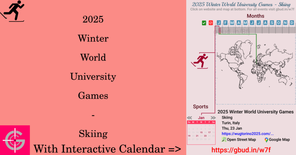 Sport event in 2025, 2025 Winter World University Games - Skiing