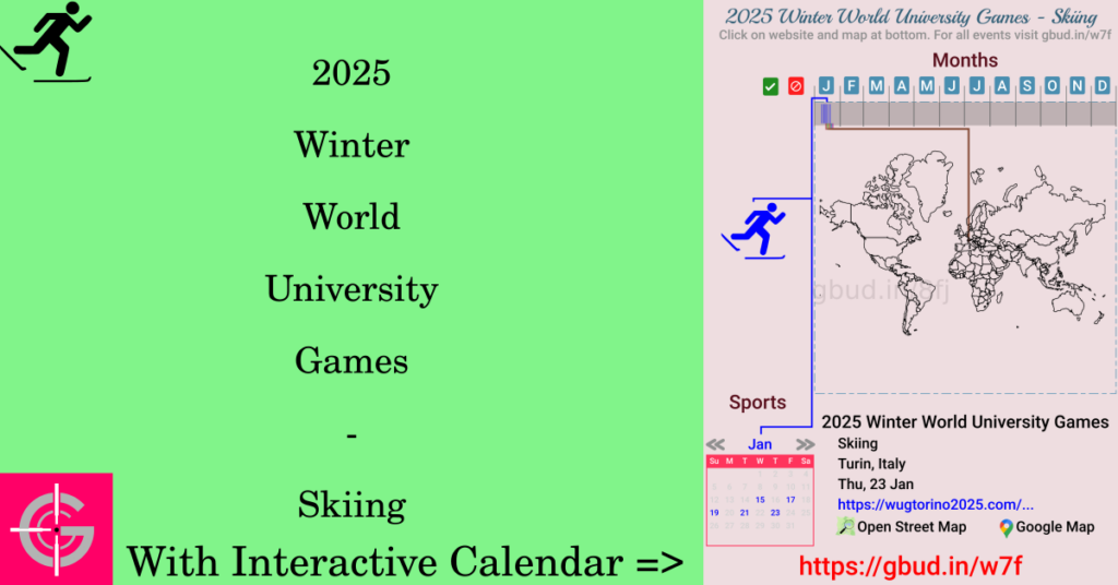 Sport event in 2025, 2025 Winter World University Games - Skiing