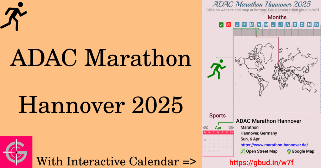 Sport event in 2025, ADAC Marathon Hannover 2025