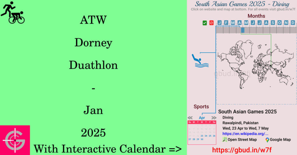 Sport event in 2025, ATW Dorney Duathlon - Jan 2025