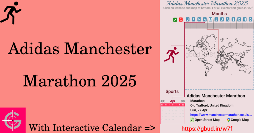 Sport event in 2025, Adidas Manchester Marathon 2025