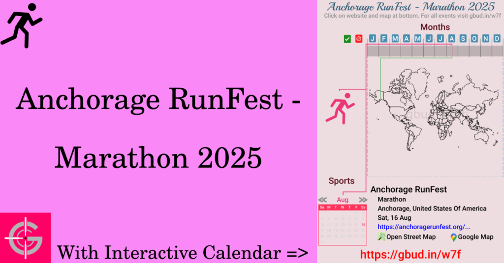 Sport event in 2025, Anchorage RunFest - Marathon 2025