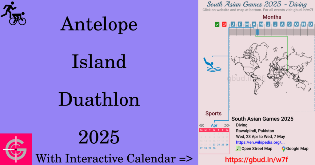 Sport event in 2025, Antelope Island Duathlon 2025