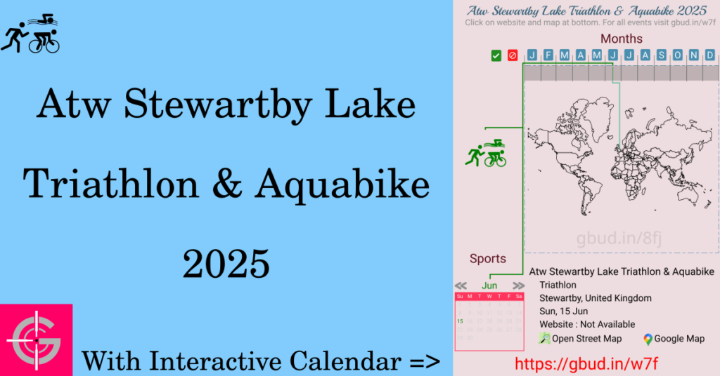 Sport event in 2025, Atw Stewartby Lake Triathlon & Aquabike 2025