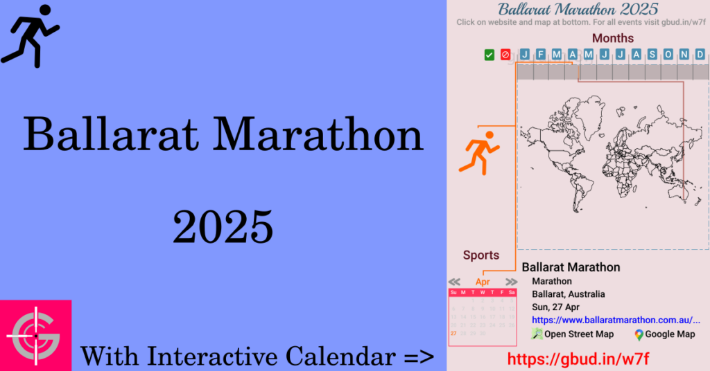 Sport event in 2025, Ballarat Marathon 2025