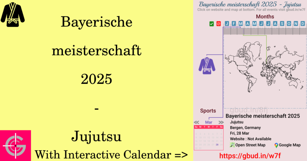 Sport event in 2025, Bayerische meisterschaft 2025 - Jujutsu