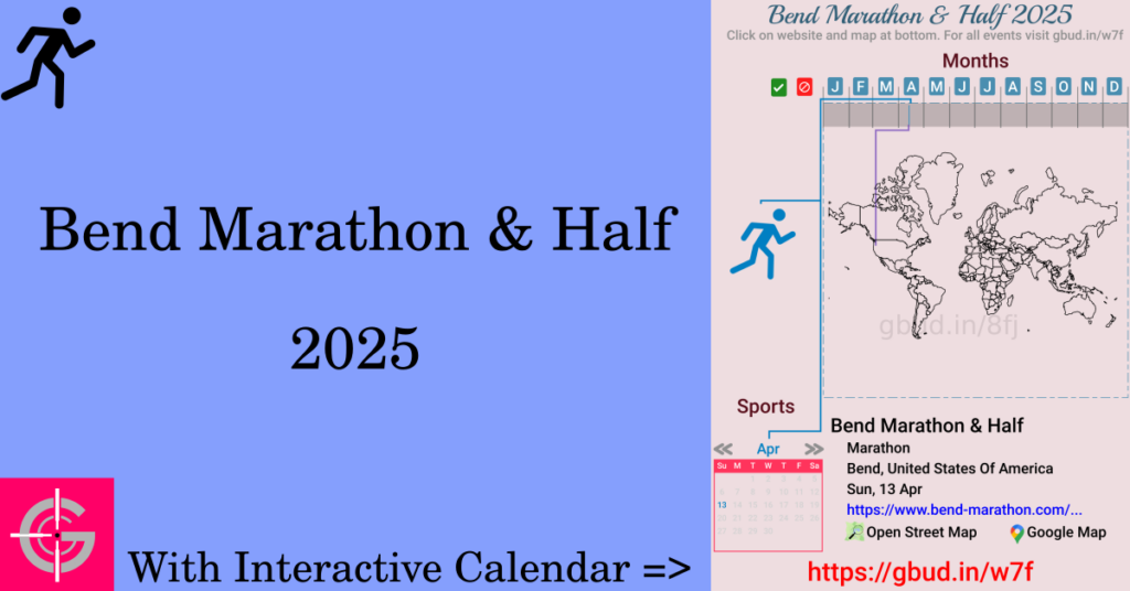 Sport event in 2025, Bend Marathon & Half 2025