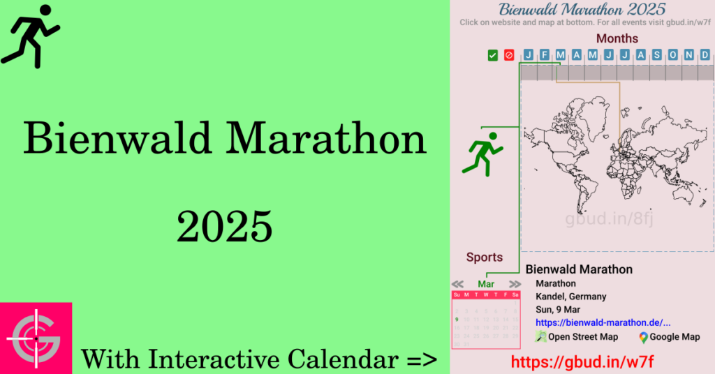 Sport event in 2025, Bienwald Marathon 2025