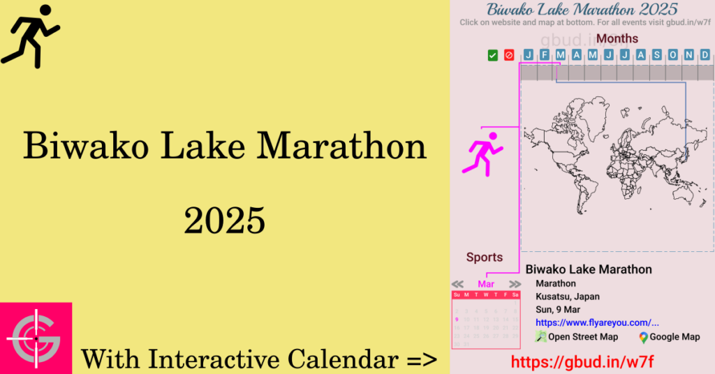 Sport event in 2025, Biwako Lake Marathon 2025