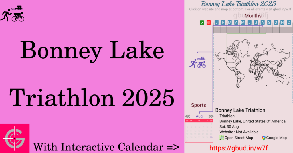 Sport event in 2025, Bonney Lake Triathlon 2025