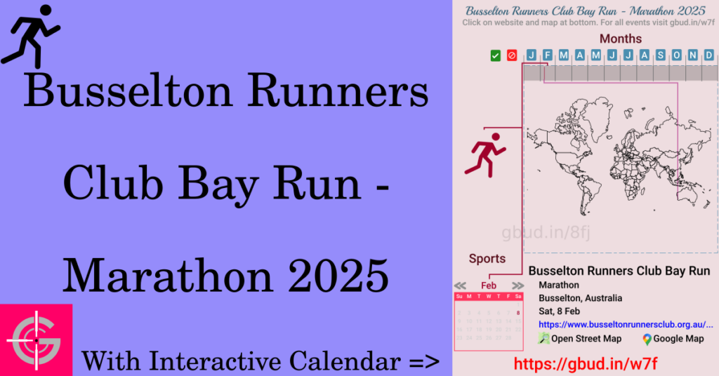 Sport event in 2025, Busselton Runners Club Bay Run - Marathon 2025