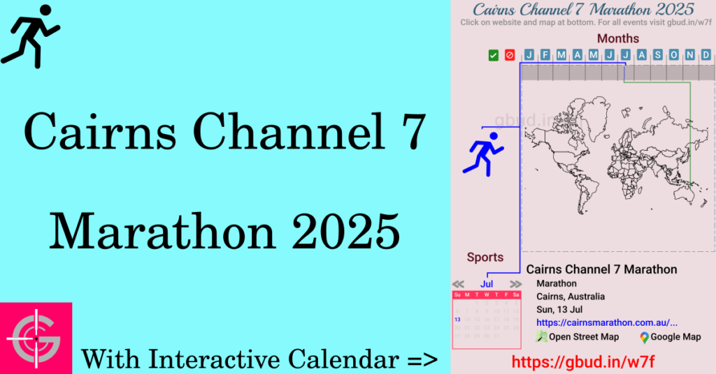 Sport event in 2025, Cairns Channel 7 Marathon 2025