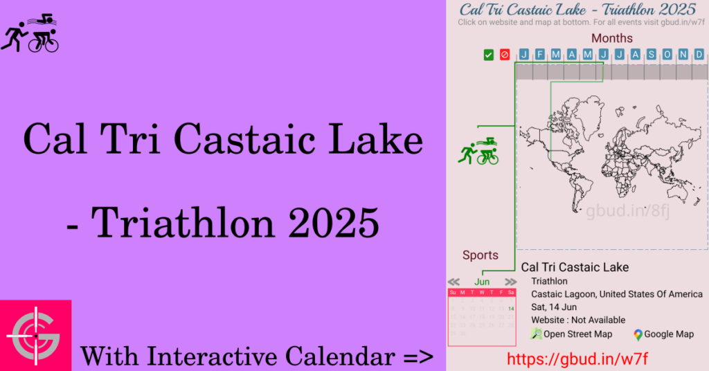 Sport event in 2025, Cal Tri Castaic Lake - Triathlon 2025