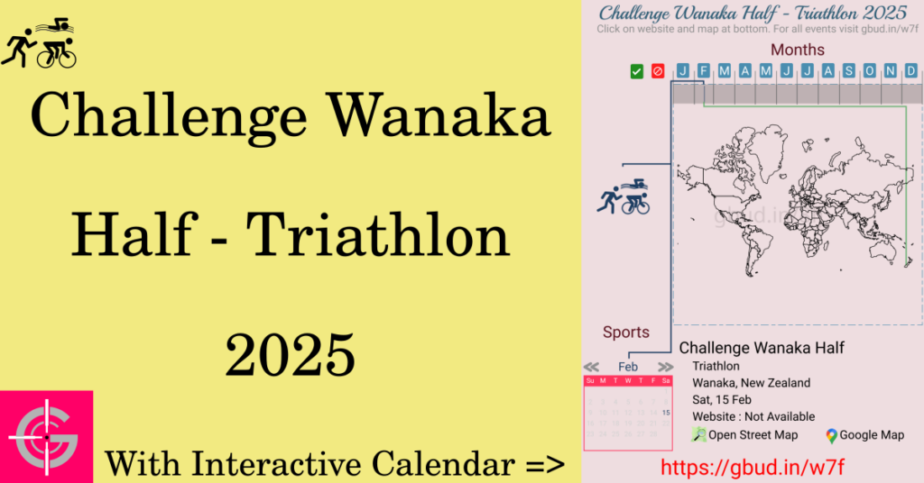 Sport event in 2025, Challenge Wanaka Half - Triathlon 2025